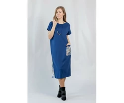 Платье NITA Л 810 синее