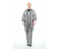 Кардиган NITA  Л 792-20 серый меланж Кардиган NITA  Л 792-20 серый меланж