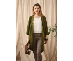 Кардиган  NITA Л 798-19 оливковый Кардиган  NITA Л 798-19 оливковый