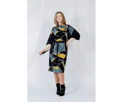 Платье NITA Л 809-20 черно-желтый Платье NITA Л 809-20 черно-желтый