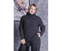 Свитер NITA N883-22 графит Свитер NITA N883-22 графит