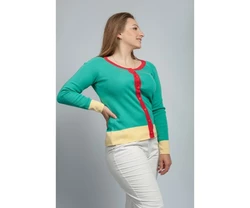 Жакет NITA Л 562 бирюзовый Жакет NITA Л 562 бирюзовый