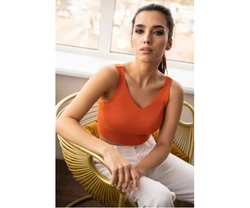 Топ ЛМ 857-21 мандариновый Топ ЛМ 857-21 мандариновый