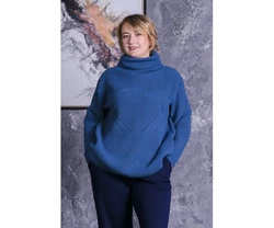 Свитер NITA N883-22 джинс Свитер NITA N883-22 джинс