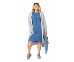 Кардиган NITA Л 802 серая дымка Кардиган NITA Л 802 серая дымка