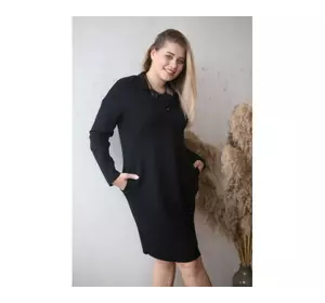 Платье NITA Л 782-19 поло черное Платье NITA Л 782-19 поло черное