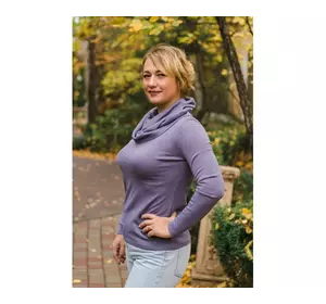 Джемпер  NITA Л 640-19 дымчатый Джемпер  NITA Л 640-19 дымчатый