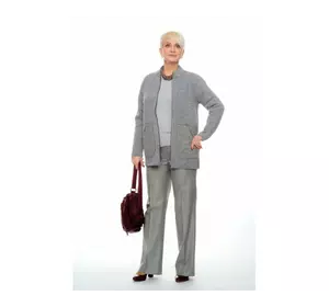 Жакет NITA Л 734-19 светло-серый Жакет NITA Л 734-19 светло-серый